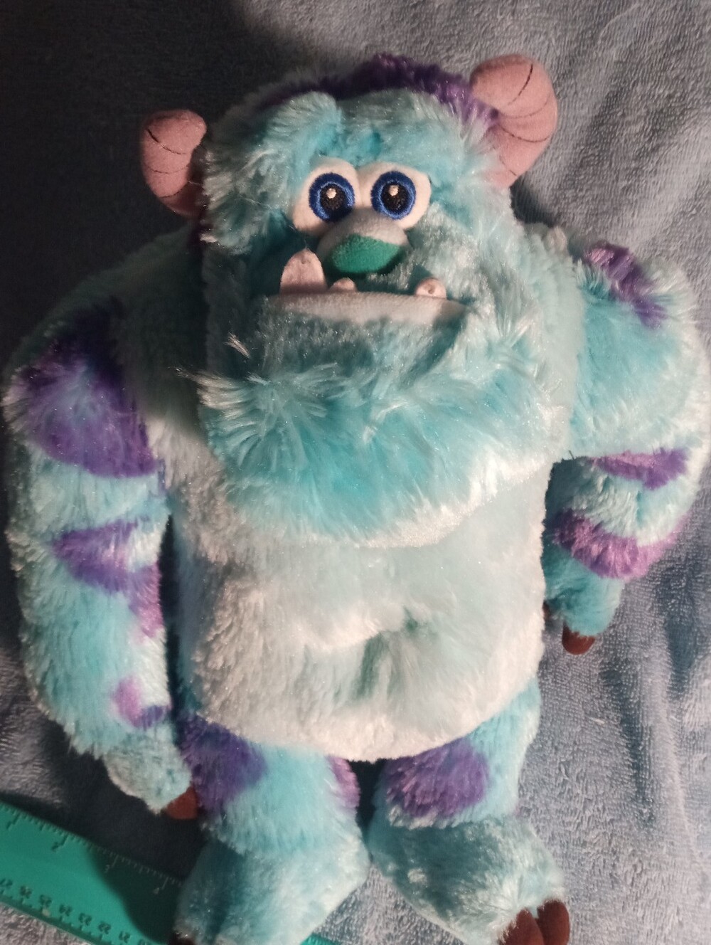 Disney Store Pixar Monsters Inc Sully Sullivan 16" Plush Blue Stuffed
